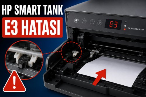 Hp LaserJet paper jam kağıt sıkışma hatası